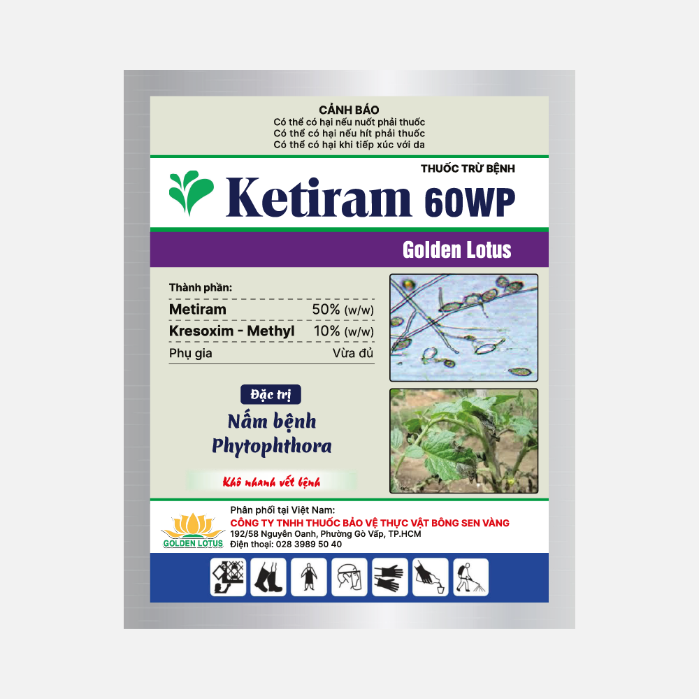 Ketiram 60WP có nền